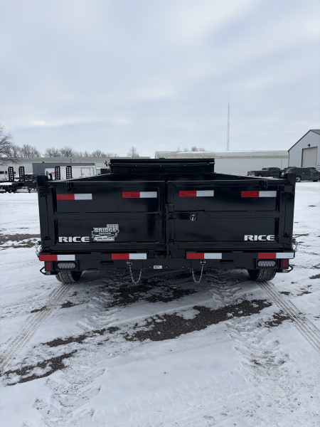 New 2026 Rice Trailers 14K HDM 14 (82" X 14') 16K Telescopic Dump Trailer