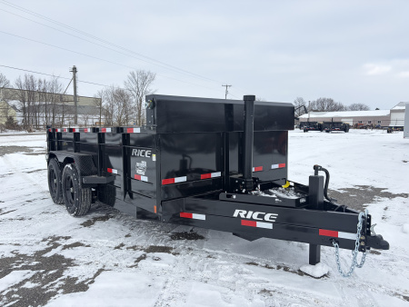 New 2026 Rice Trailers 14K HDM 14 (82" X 14') 16K Telescopic Dump Trailer