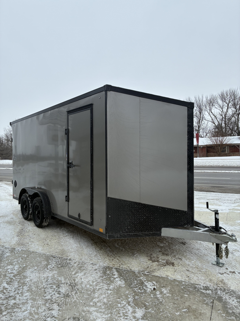 New 2026 7.5x16 Stealth Cobra All Aluminum Enclosed Cargo Trailer