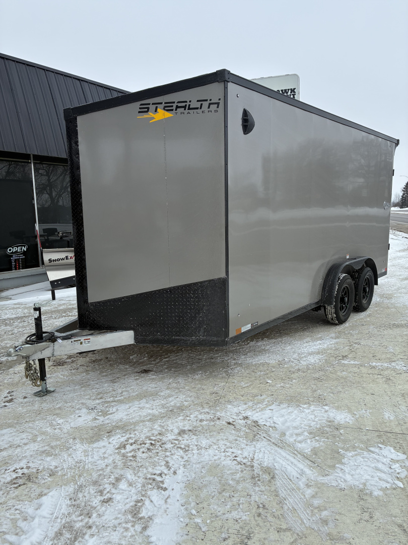 New 2026 7.5x16 Stealth Cobra All Aluminum Enclosed Cargo Trailer