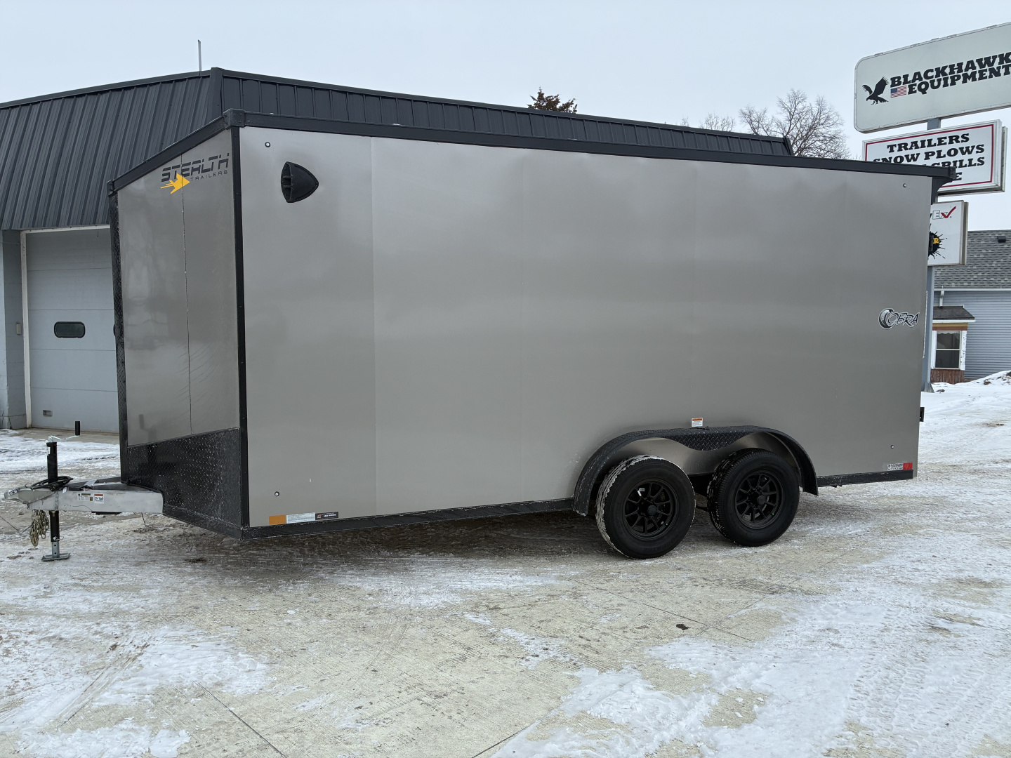 New 2026 7.5x16 Stealth Cobra All Aluminum Enclosed Cargo Trailer