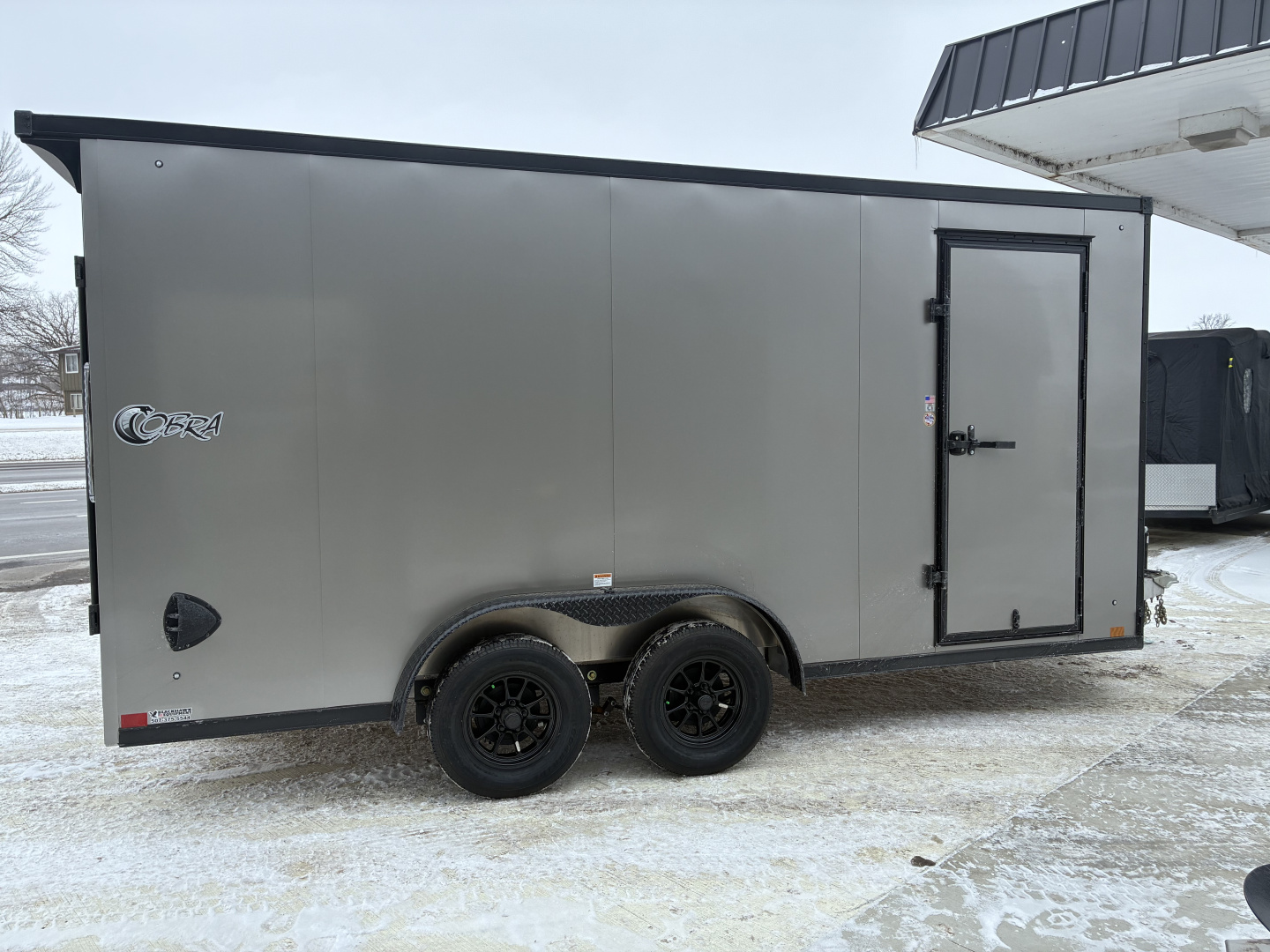 New 2026 7.5x16 Stealth Cobra All Aluminum Enclosed Cargo Trailer