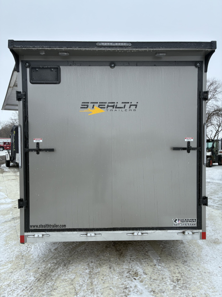 New 2026 7.5x16 Stealth Cobra All Aluminum Enclosed Cargo Trailer