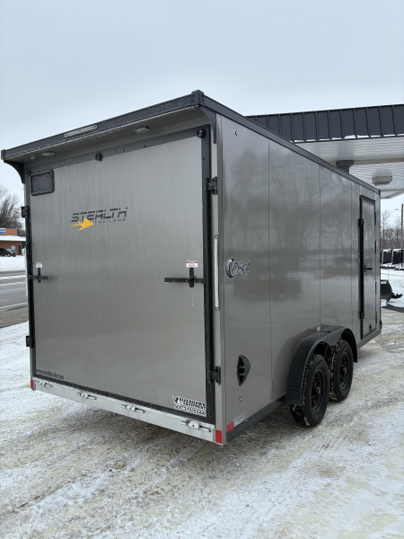 New 2026 7.5x16 Stealth Cobra All Aluminum Enclosed Cargo Trailer