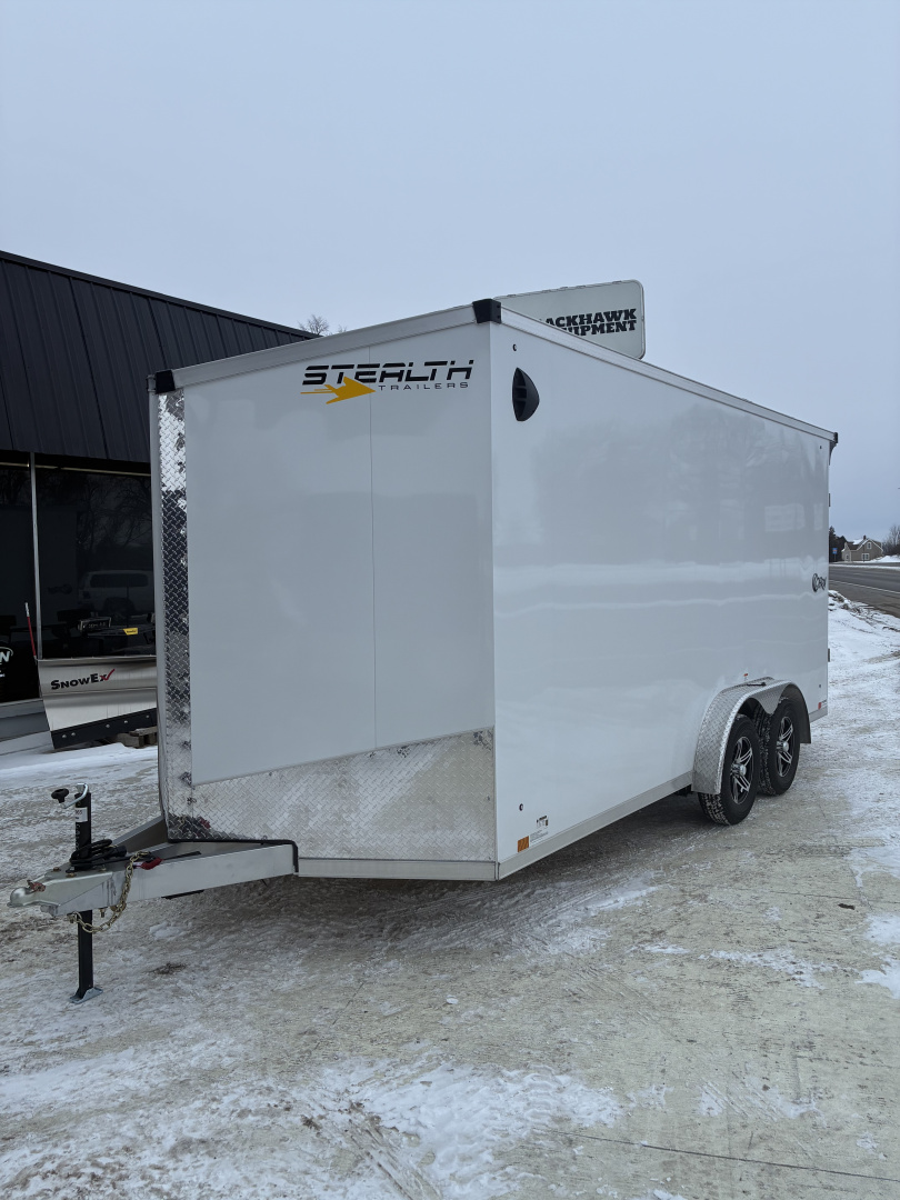 New 2026 7.5x16 Stealth Cobra All Aluminum Cargo Enclosed Trailer
