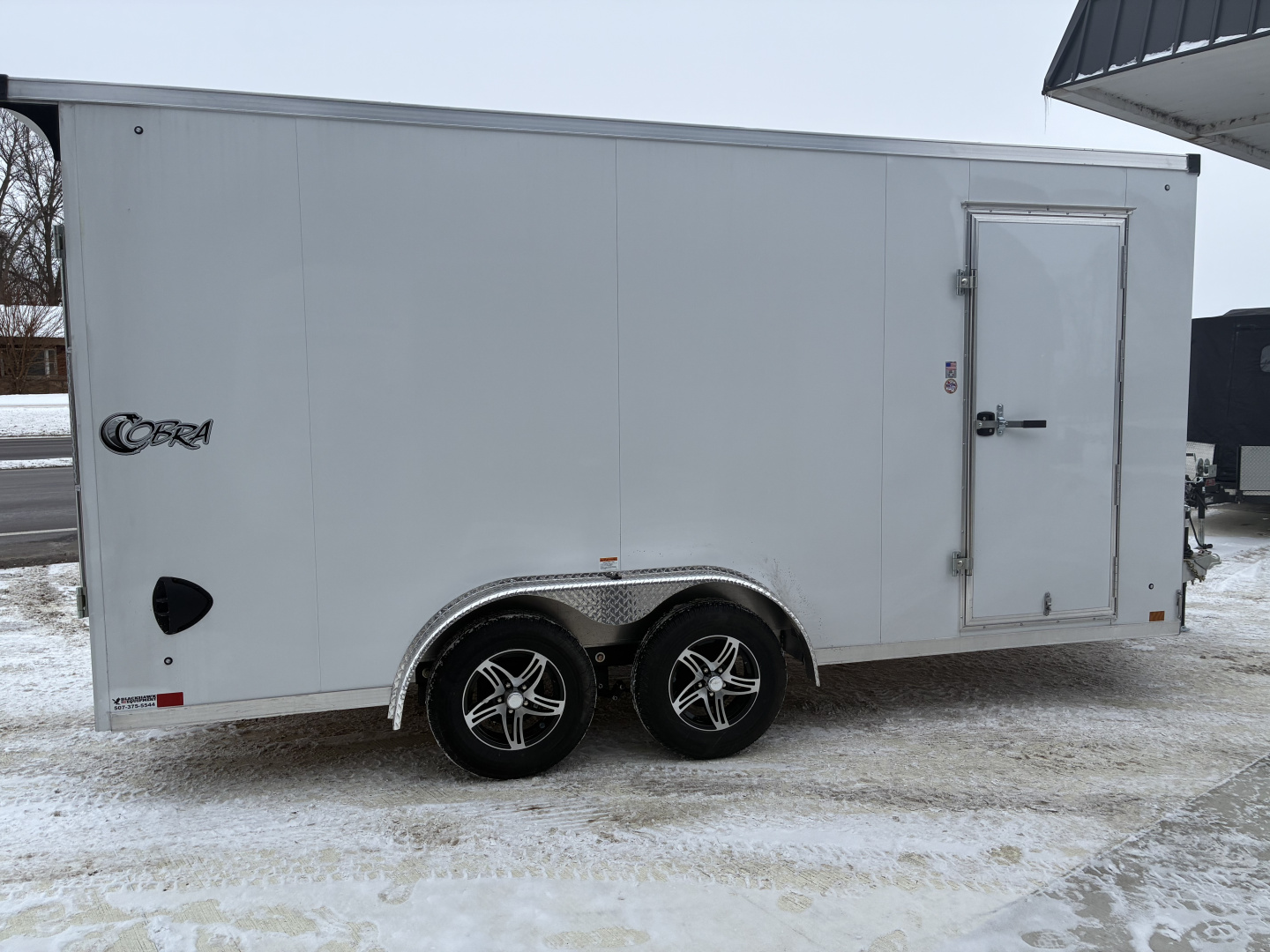 New 2026 7.5x16 Stealth Cobra All Aluminum Cargo Enclosed Trailer