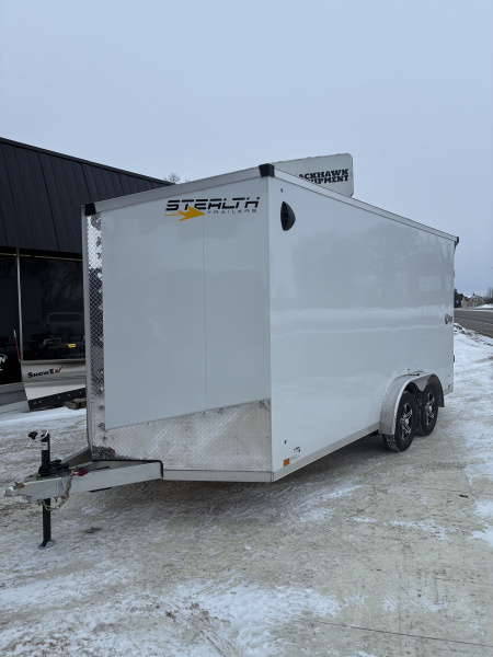 New 2026 7.5x16 Stealth Cobra All Aluminum Cargo Enclosed Trailer