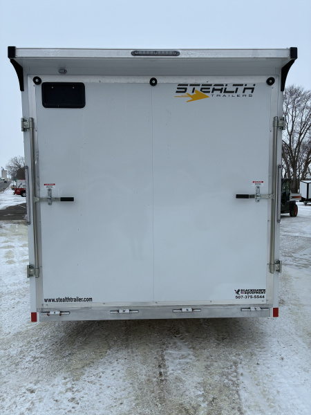 New 2026 7.5x16 Stealth Cobra All Aluminum Cargo Enclosed Trailer