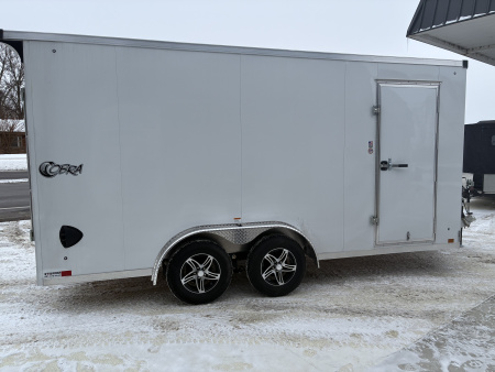 New 2026 7.5x16 Stealth Cobra All Aluminum Cargo Enclosed Trailer