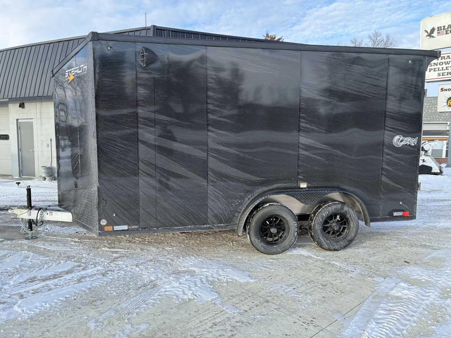 New 2026 Stealth Cobra 7.5x14 All Aluminum Enclosed Cargo Trailer