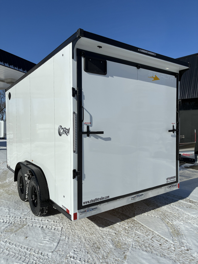 New 2026 Stealth Cobra 7.5x14 All Aluminum Enclosed Cargo Trailer