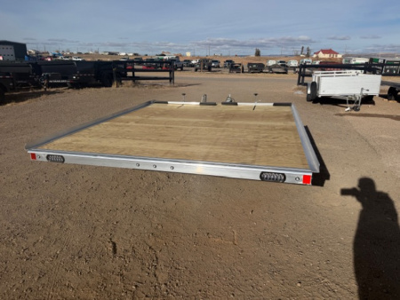 New 2026 Triton Trailers 8.5x10 - 2 Place Snow mobile trailer Tilt Deck