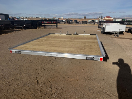 New 2026 Triton Trailers 8.5x10 - 2 Place Snow mobile trailer Tilt Deck