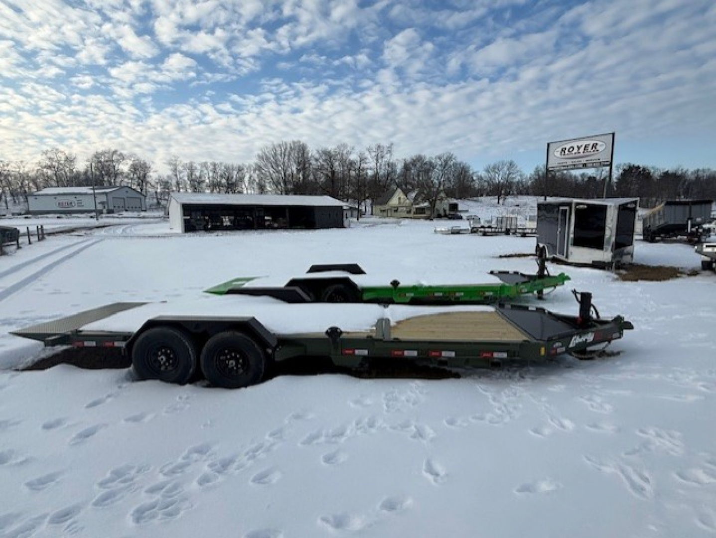 New 2026 Liberty 22' Tilt Trailer 8" I BEAM 15.4K (16' tilt +6' stationary) Tilt Trailer