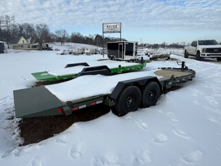 New 2026 Liberty 22' Tilt Trailer 8" I BEAM 15.4K (16' tilt +6' stationary) Tilt Trailer