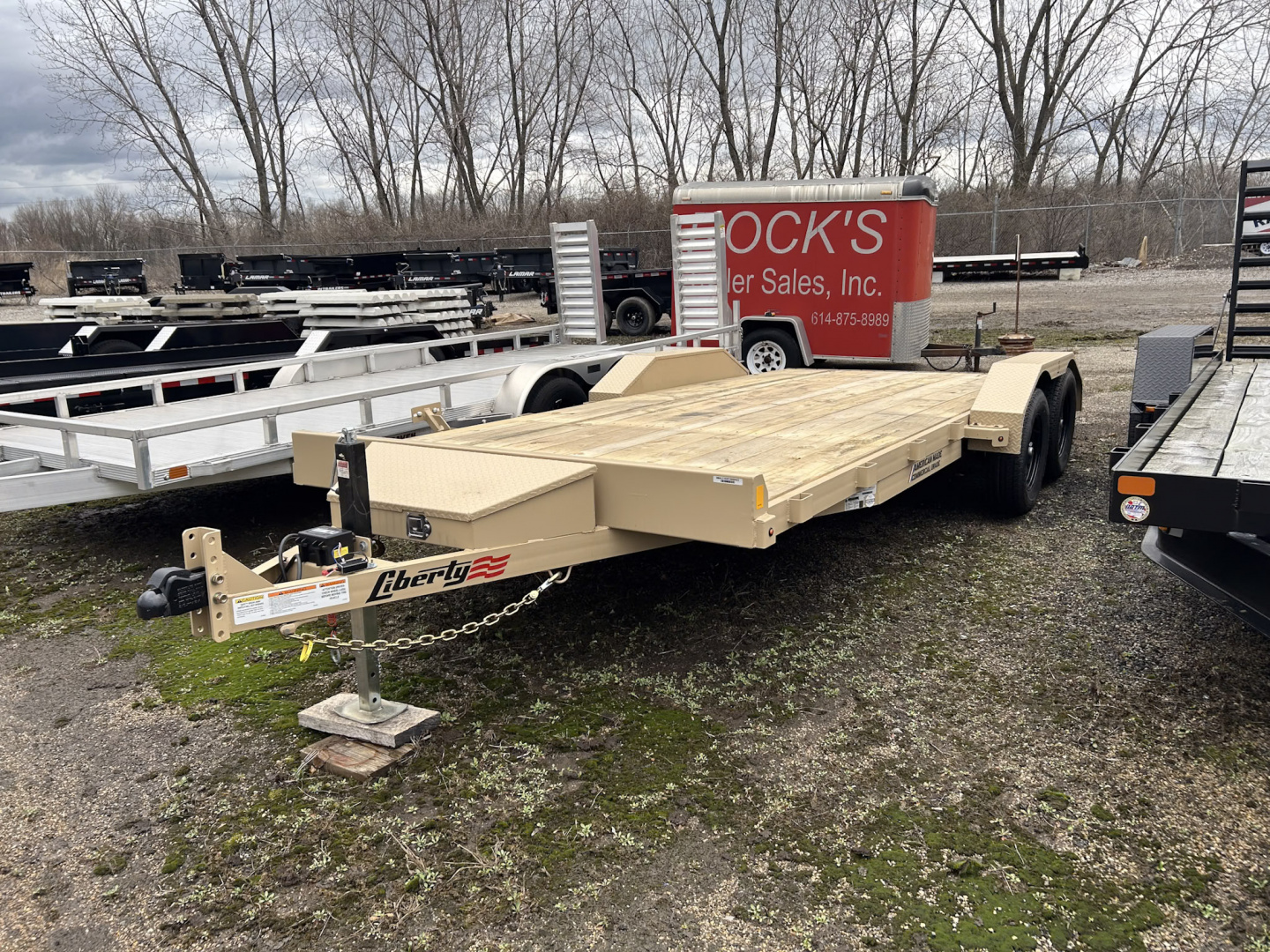New 2026 Liberty 83 IN X 18 FT STEEL FRAME CAR HAULER 7K GVWR