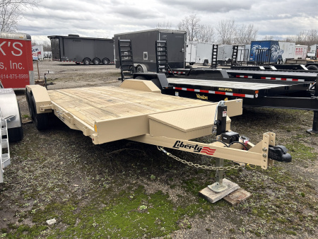 New 2026 Liberty 83 IN X 18 FT STEEL FRAME CAR HAULER 7K GVWR