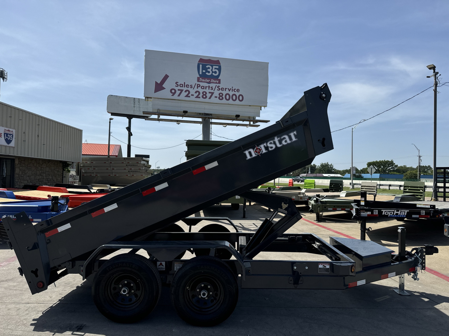 New 2026 Norstar 6'x12' DCB Dump Trailer