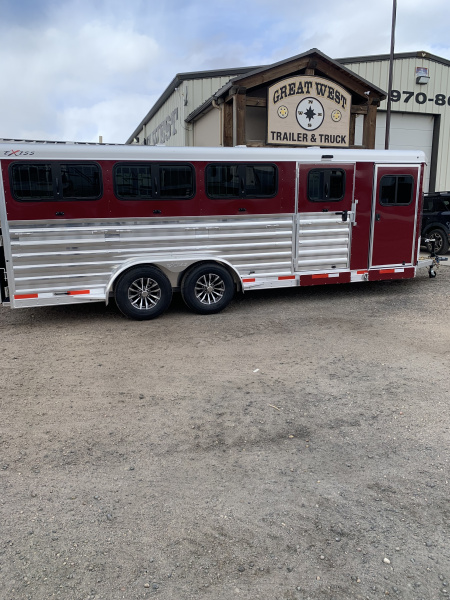 New 2026 Exiss Trailers EXHIBITOR 720W BP Stock / Stock Combo Trailer