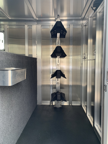 New 2026 Exiss Trailers STC 7024 7'2" Tall / Stock Combo Trailer