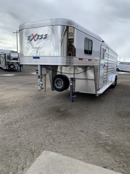 New 2026 Exiss Trailers STC 7024 7'2" Tall / Stock Combo Trailer