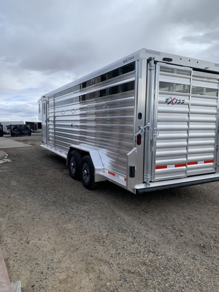 New 2026 Exiss Trailers STC 7024 7'2" Tall / Stock Combo Trailer