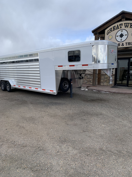 New 2026 Exiss Trailers STC 7024 7'2" Tall / Stock Combo Trailer