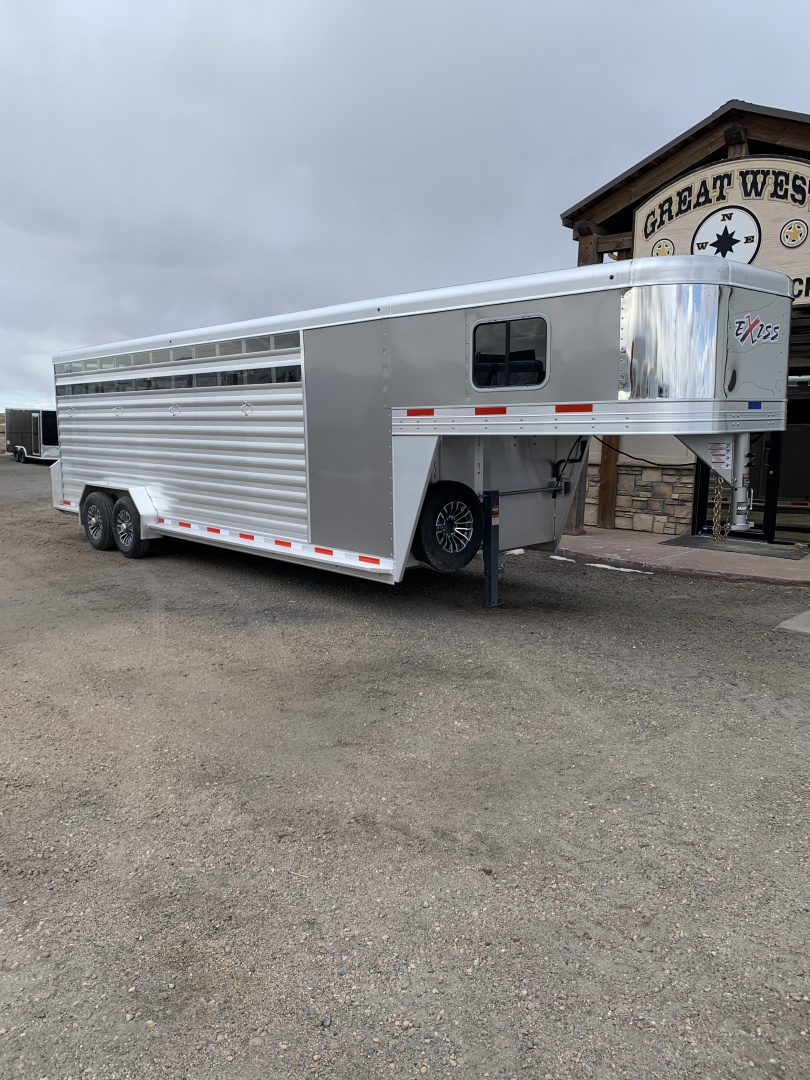 New 2026 Exiss Trailers STC7024 - 7'2" TALL / Stock Combo Trailer