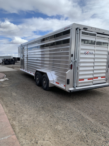 New 2026 Exiss Trailers STC7024 - 7'2" TALL / Stock Combo Trailer