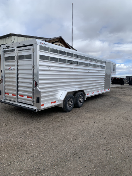 New 2026 Exiss Trailers STC7024 - 7'2" TALL / Stock Combo Trailer
