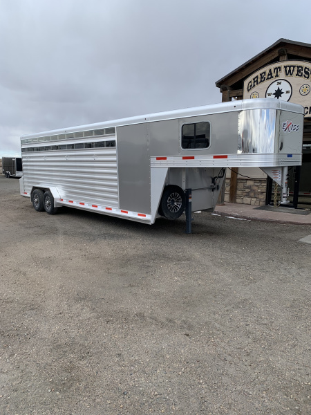 New 2026 Exiss Trailers STC7024 - 7'2" TALL / Stock Combo Trailer
