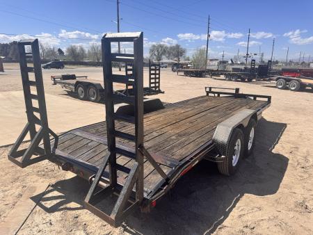 Used 2006 Diamond T 7-HD20 SKID-PRO Equipment Hauler Flatbed Trailer