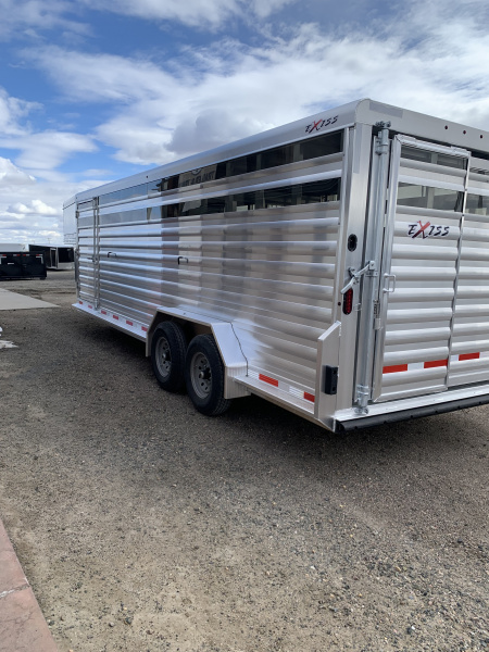New 2026 Exiss Trailers STK 7024 - 6'8" TALL Stock / Stock Trailer