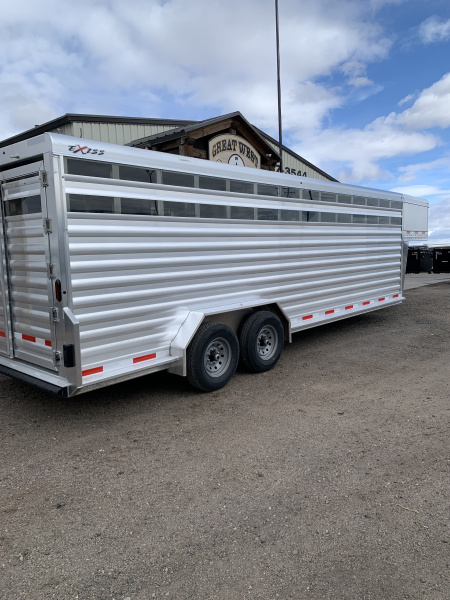New 2026 Exiss Trailers STK 7024 - 6'8" TALL Stock / Stock Trailer