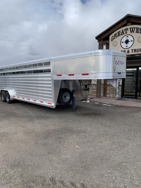 New 2026 Exiss Trailers STK 7024 - 6'8" TALL Stock / Stock Trailer