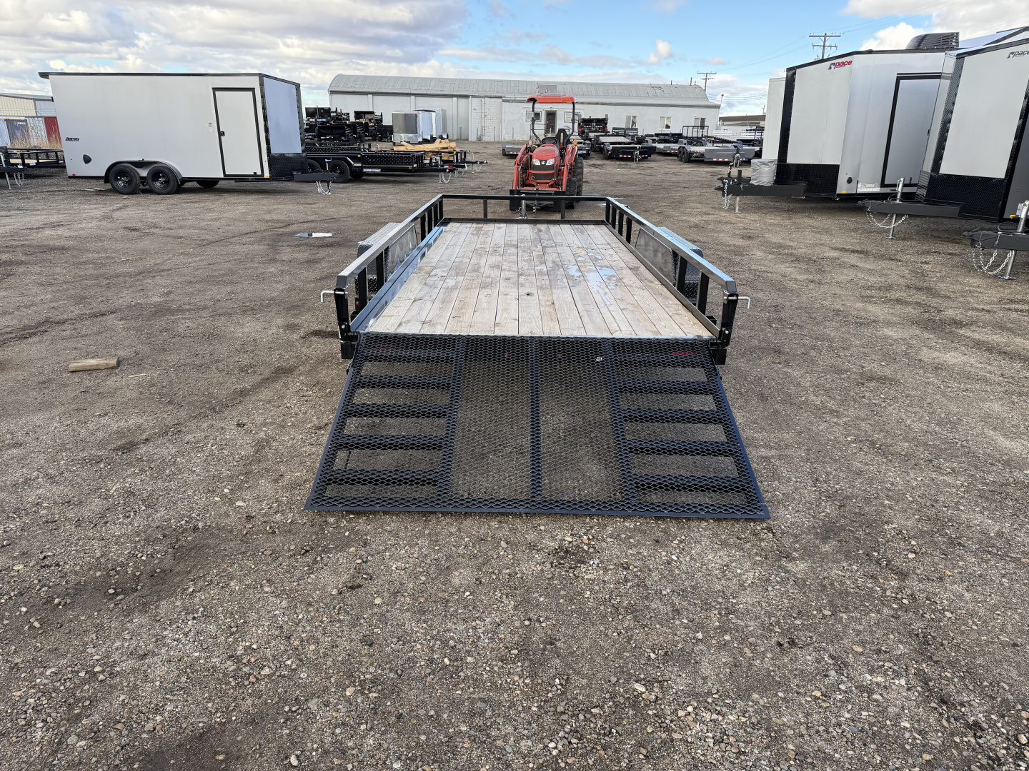 New 2026 Sure-Trac 7X18 7K Tube Top Utility Trailer