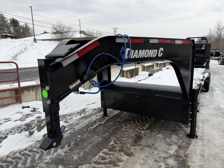New 2026 Diamond C HDT210 GOOSENECK Tilt Trailer 26’ PACESETTER EDITION LOADED LITHIUM BATTERY HYDRO JACKS