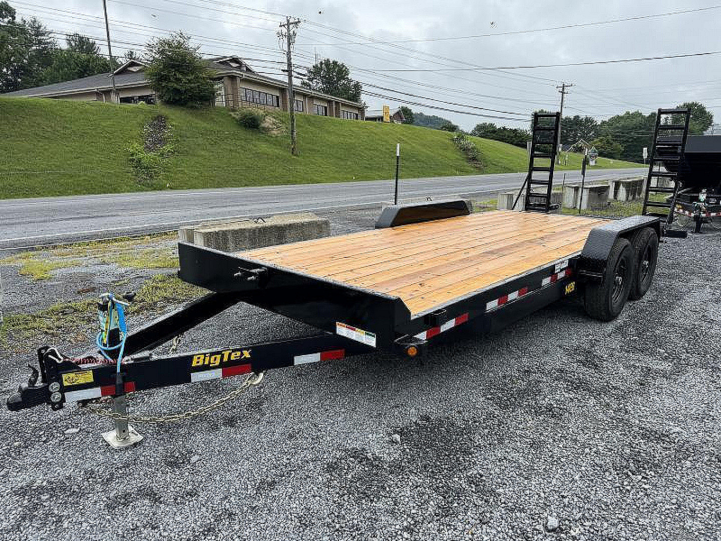 New 2026 Big Tex 14EB Equipment Trailer 6’11”X20’ STAND UP RAMPS