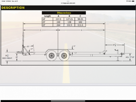 New 2026 Big Tex 14EB Equipment Trailer 6’11”X20’ STAND UP RAMPS