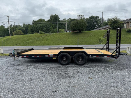 New 2025 Big Tex  14EB 7X18 Equipment Trailer 14K G.V.W.R.