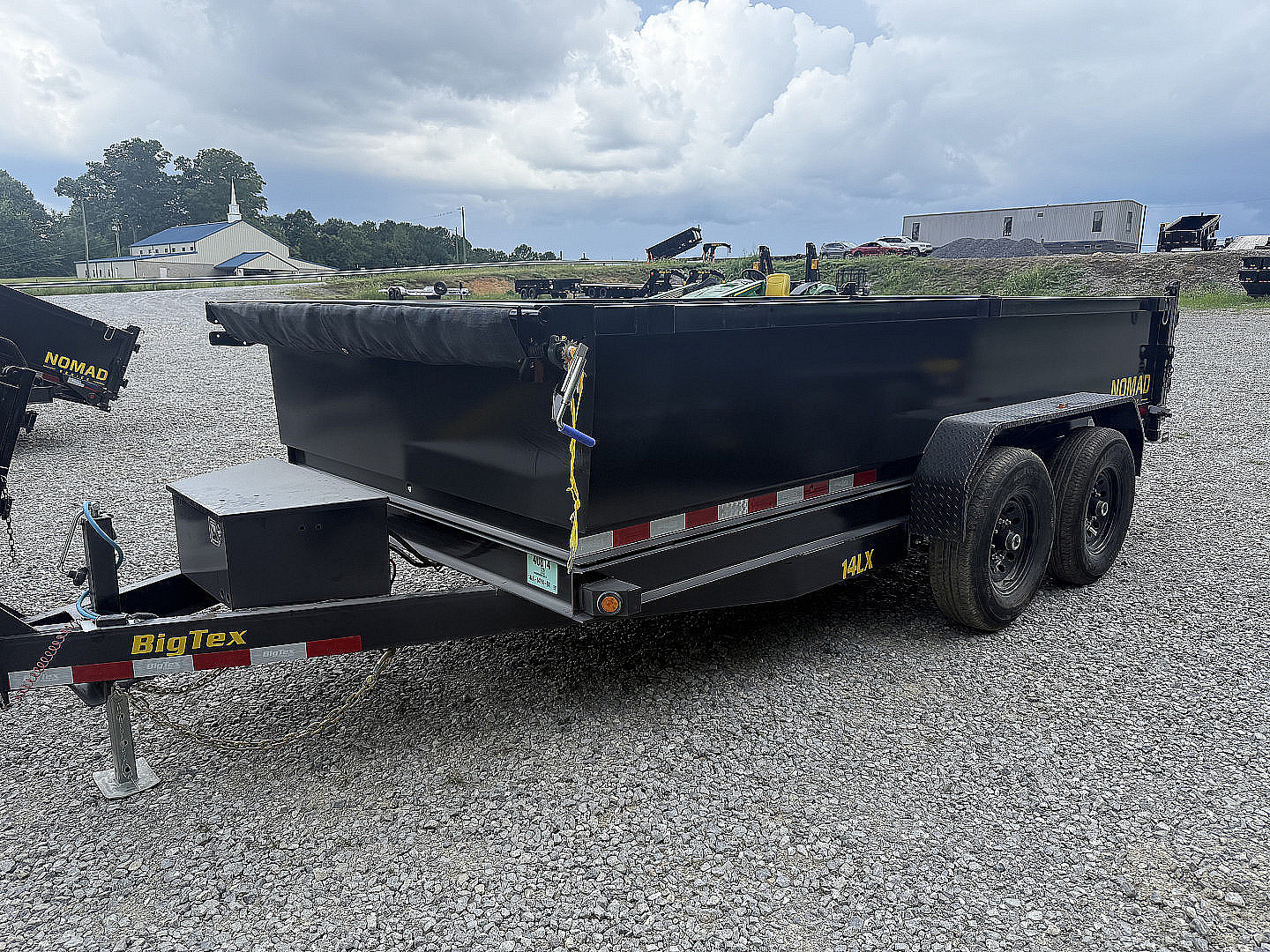 New 2026 BIG TEX 14LX Dump Trailer 6’11”X12’ SCISSOR HOIST , TARP RAMPS & COMBO GATE