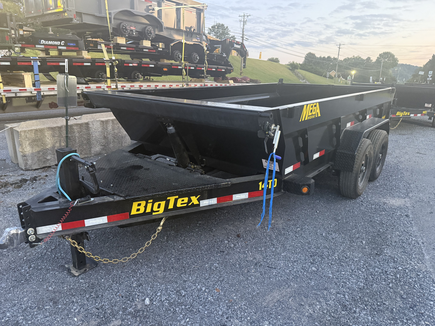 New 2026 BIG TEX 14 TD 5 STAGE TELESCOPIC DUMP TRAILER 7 GAUGE FLOOR 15.4 G.V.W.R.