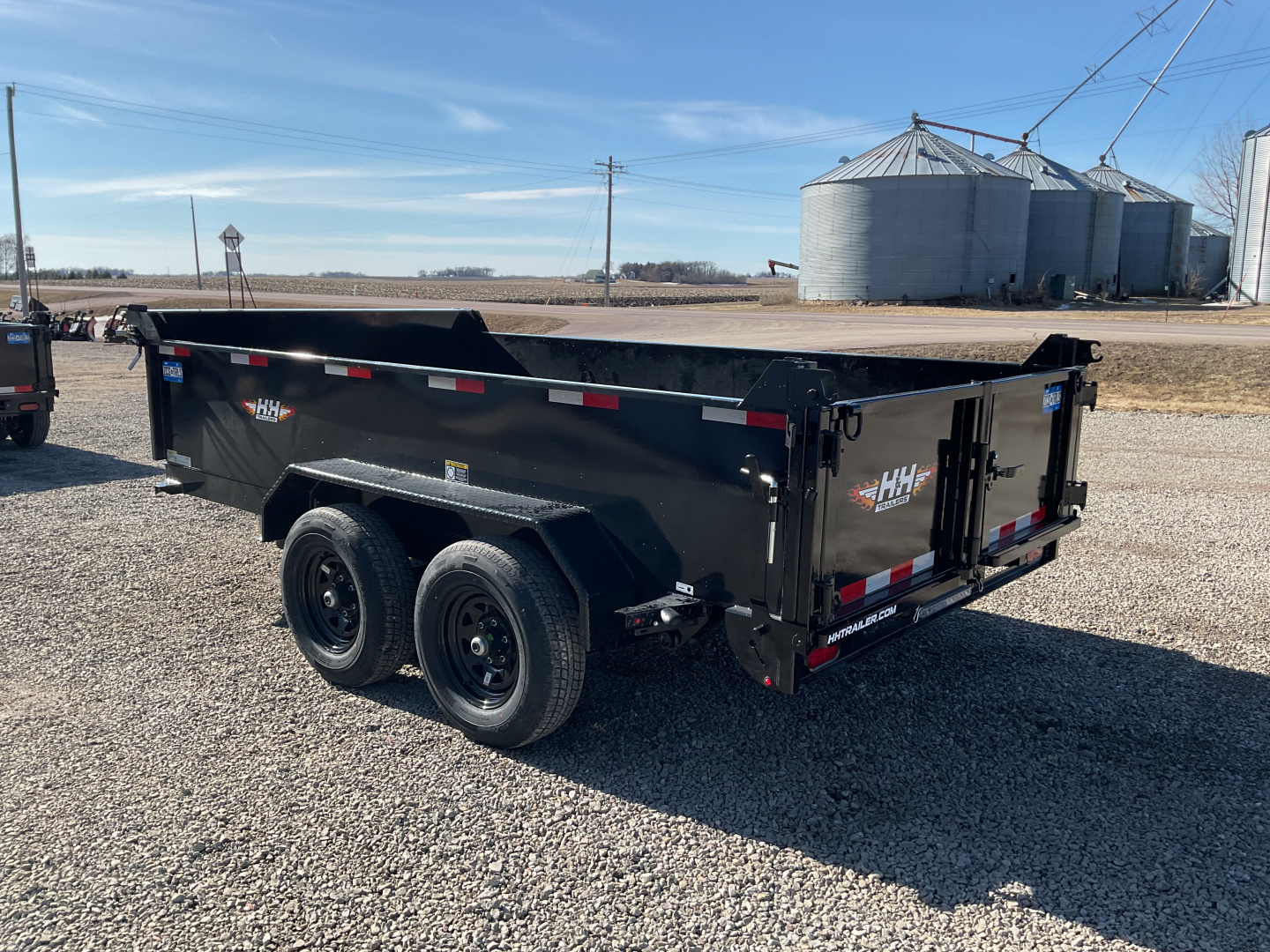 New 2026 H&H Trailers H7612UD-24-100 Dump Trailer