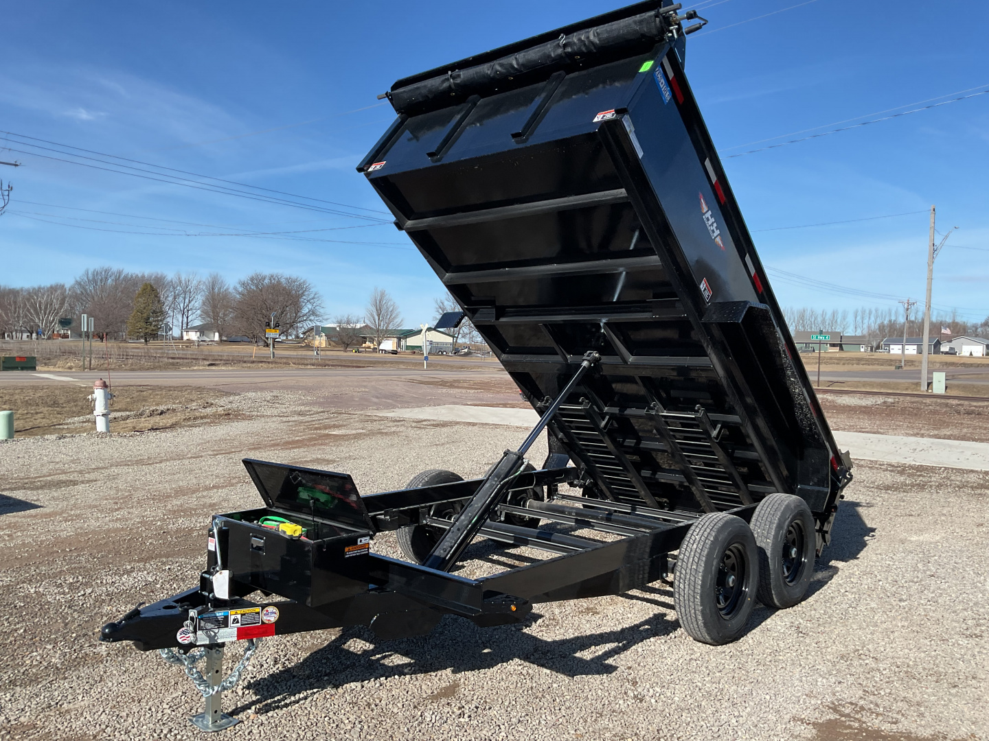 New 2026 H&H Trailers H7612UD-24-100 Dump Trailer