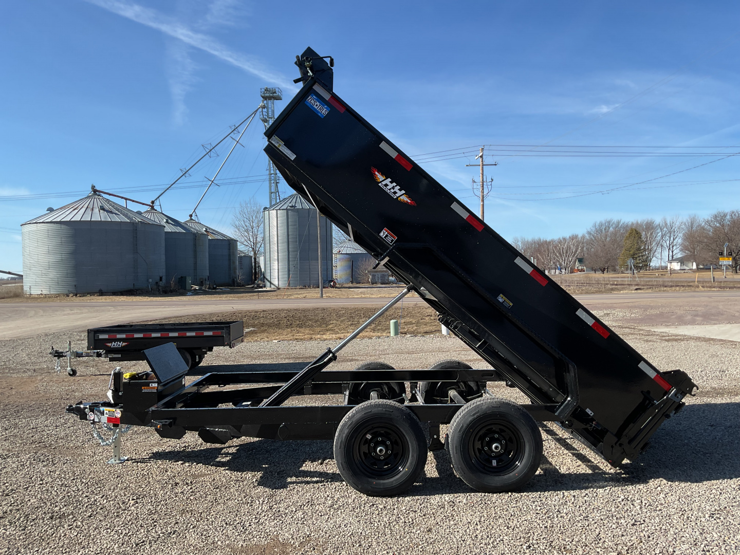 New 2026 H&H Trailers H7612UD-24-100 Dump Trailer