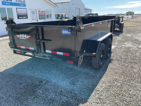 New 2026 H&H Trailers H7612UD-24-100 Dump Trailer