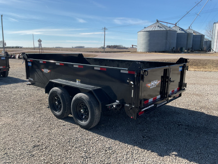 New 2026 H&H Trailers H7612UD-24-100 Dump Trailer