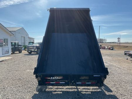 New 2026 H&H Trailers H7612UD-24-100 Dump Trailer