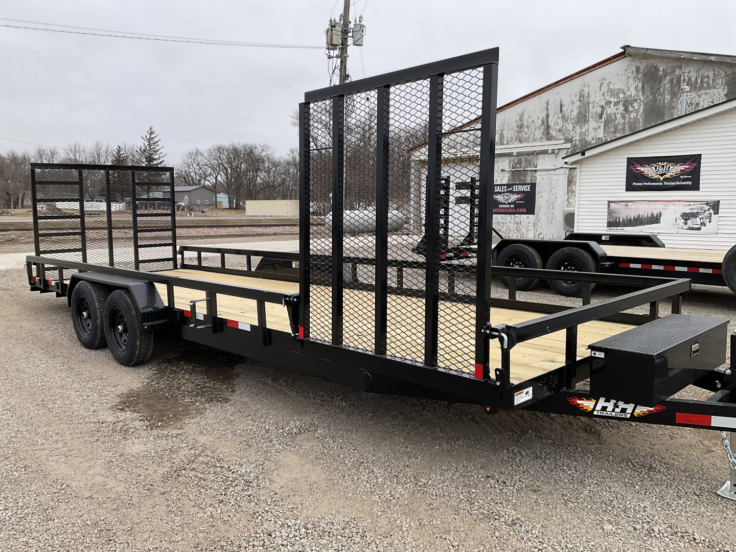 New 2026 H&H Trailers H8224HTRS-100 Landscape Trailer