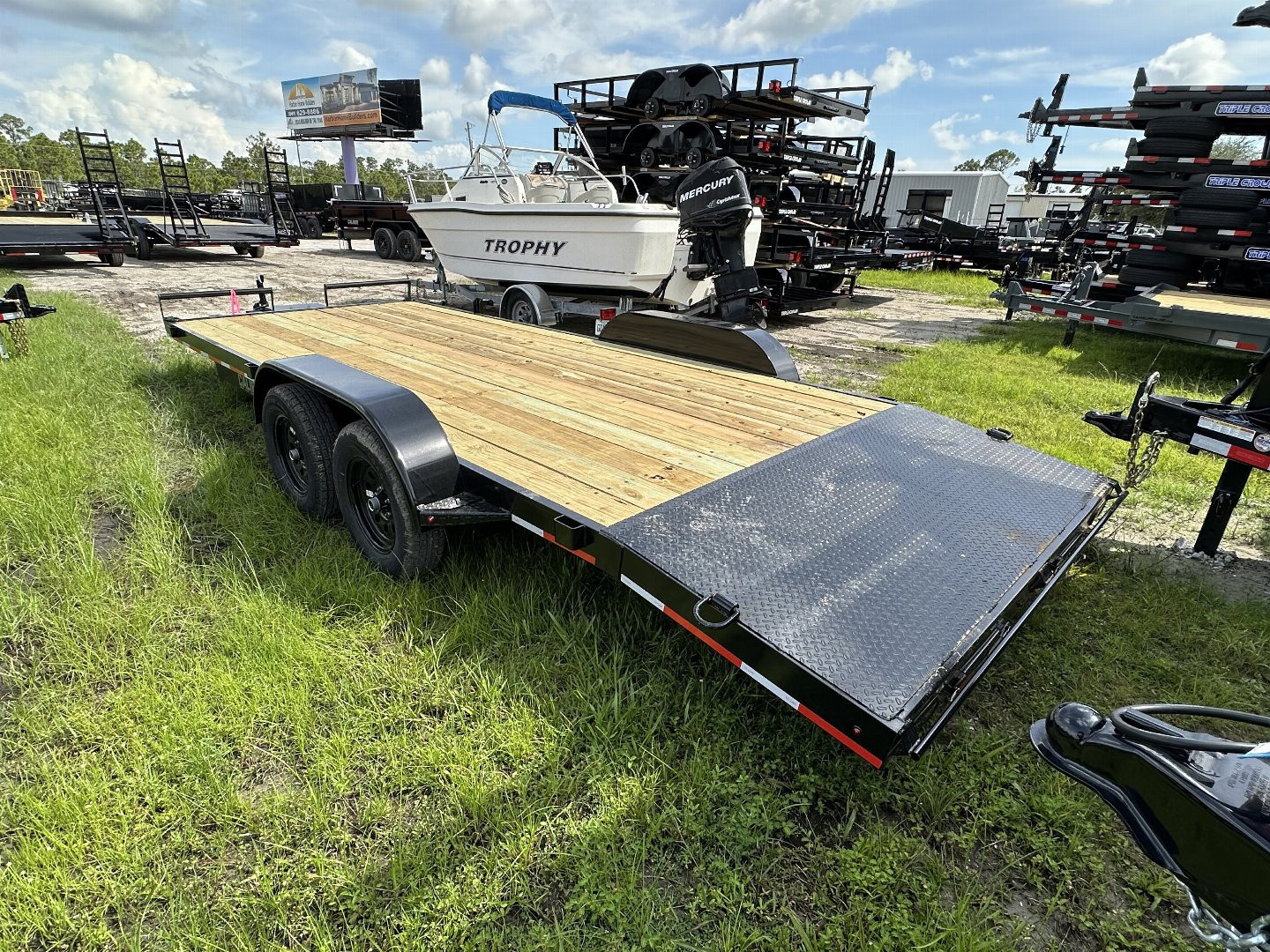 New 2026 Caliber Trailer Mfg 7x20 10K GVWR Car Hauler